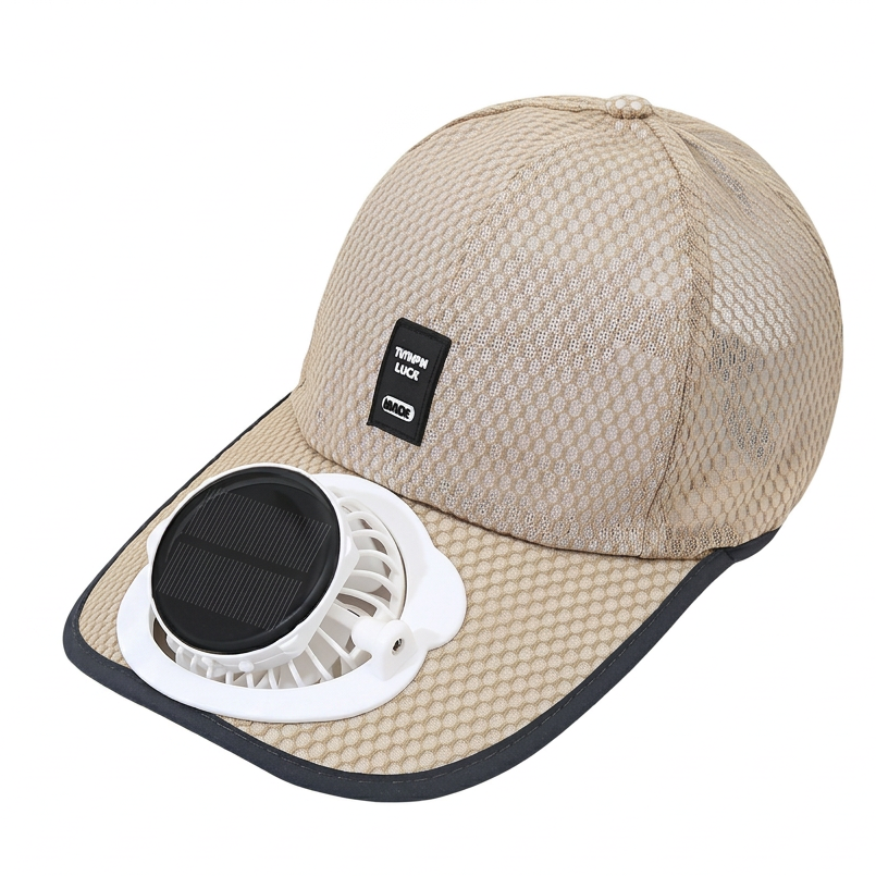 Solar-Powered Fan Mesh Baseball Cap